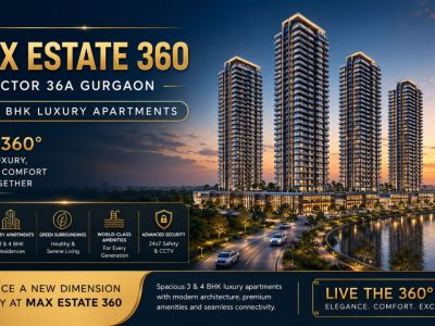 Max Estate 360 Sector 36A Gurgaon | 3 & 4 BHK Luxury Apartments