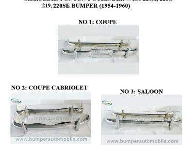 Mercedes Ponton 6-cylinder W180 220A, 220S, 220SE (1954-1960) and 219 (from 1957)