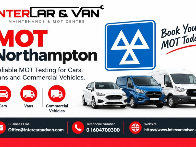 MOT Northampton Services by InterCar and Van Ltd
