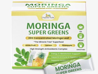 Fuel Your Day & Save – Supergreens Powder with Moringa, Amla & Fruit | Organic Veda