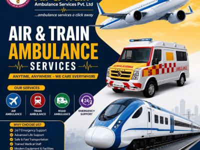 Panchmukhi Train Ambulance Cost from Ranchi – budgeted and well managed transport