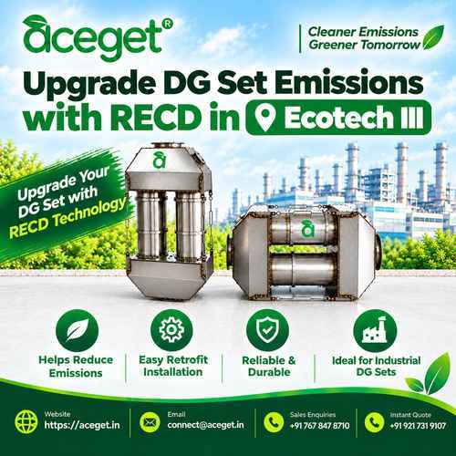 Upgrade DG Set Emissions with RECD in Ecotech III – Greater Noida