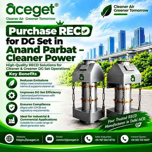 Purchase RECD for DG Set in Anand Parbat – Cleaner Power