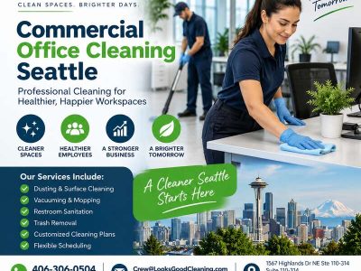 Reliable Commercial Office Cleaning Services in Seattle