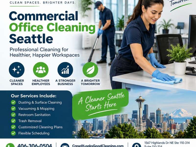 Reliable Commercial Office Cleaning Services in Seattle