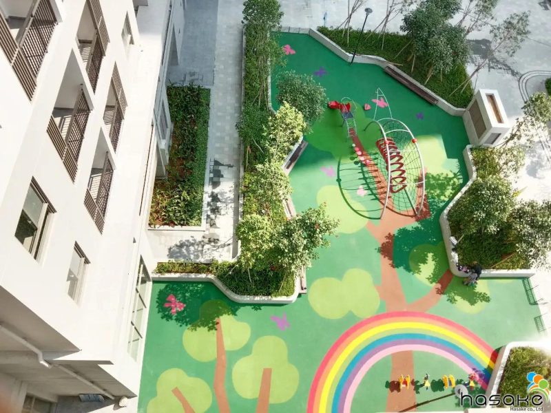 EPDM Flooring for Children's Playground and Sports Field