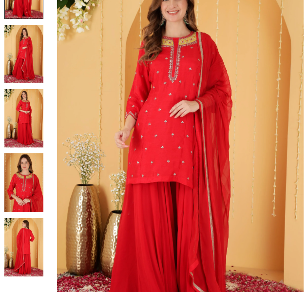 Buy Designer Sharara/Garara Suit Online at Low Price from Milumadan