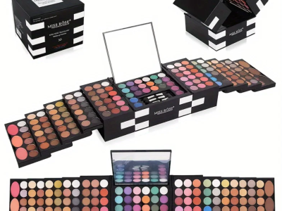 142-color eye shadow, 3-color blush, 3-color eyebrow powder makeup set, makeup artist’s special makeup- 68% off