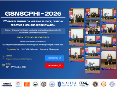 2nd Global Summit on Nursing Science, Clinical Practice & Healthcare Innovation