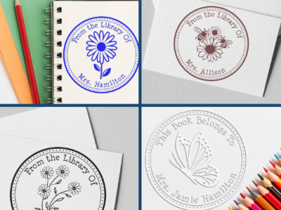 Book & Library Stamps for Personalized Book Collections