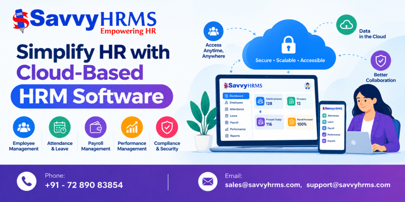 Simplify HR Management with Cloud-Based HRM Software