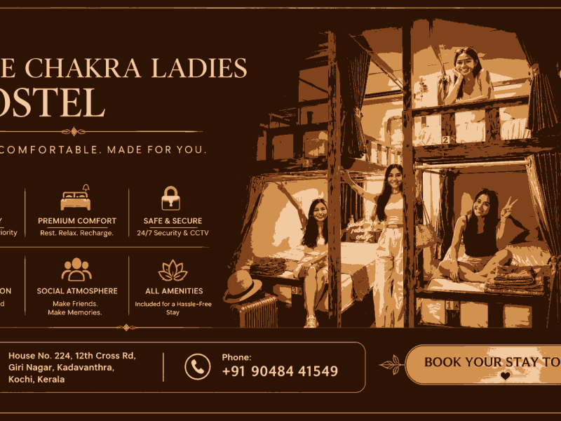 Sree Chakra – Your Trusted Ladies Hostel in Kochi