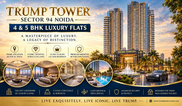 Trump Tower Sector 94 Noida | 4 & 5 BHK Luxury Flats