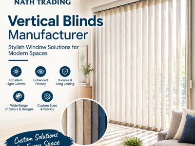 Leading Vertical Blinds Manufacturer for Homes and Offices