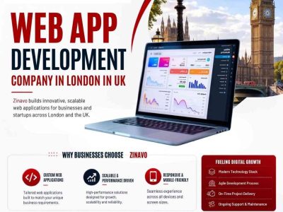 Web App Development Company in London, UK | Zinavo