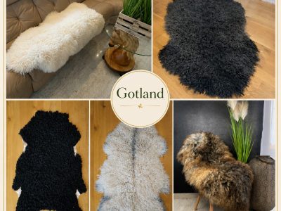 Premium curly Gotland Sheepskins