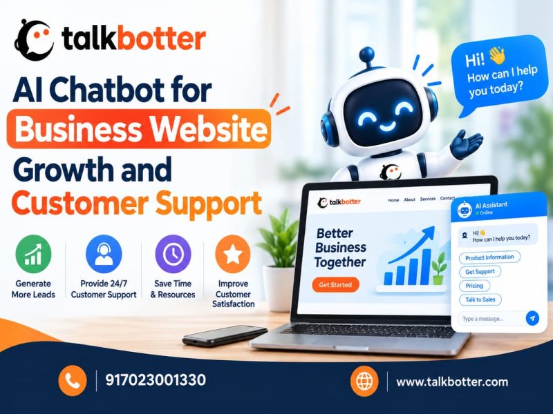 AI Chatbot for Business Website Growth and Customer Support