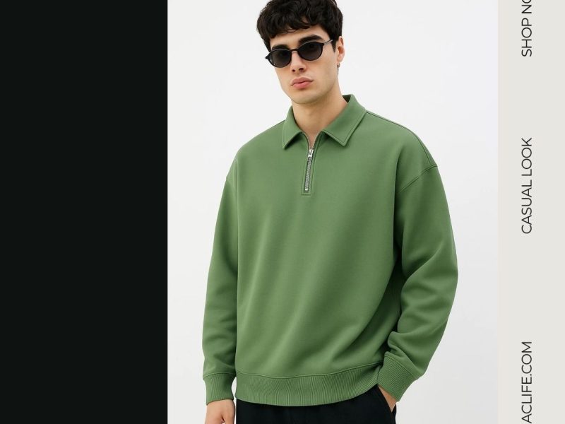 Zipper Sweatshirt for Men – Stylish Casual Streetwear | Maniac Life