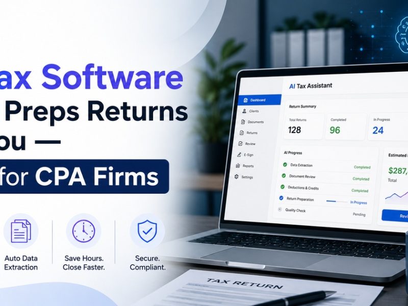 AI Tax Software That Preps Returns for You — Built for CPA Firms