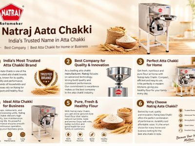 Natraj Aata Chakki – A Smart Choice for Home or Business