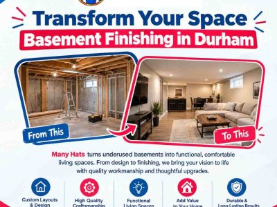 Basement Finishing in Durham | Manyhats