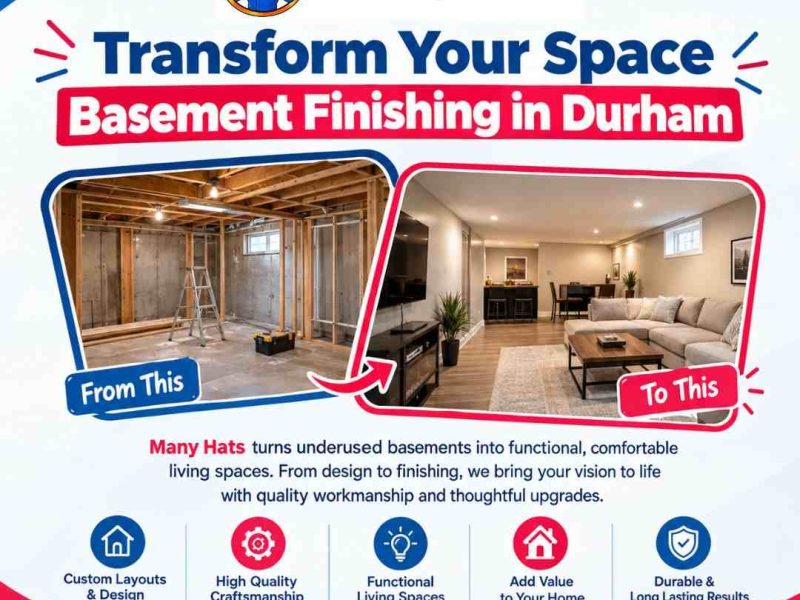 Basement Finishing in Durham | Manyhats