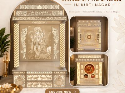 Corian Mandir in Kirti Nagar for Contemporary Prayer Spaces
