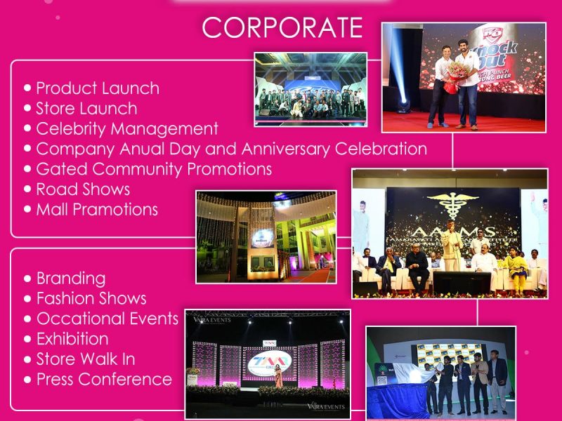 Corporate Event Management services in Hyderabad