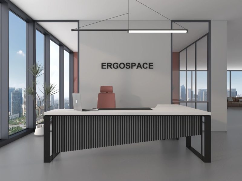 Cul L-Shaped Executive Desk – Premium Office Desk in UAE