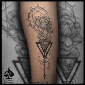 Floral Tattoo on Forearm: Botanical Beauty with a Modern Edge