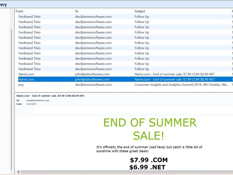 how to recover Outlook emails after a crash