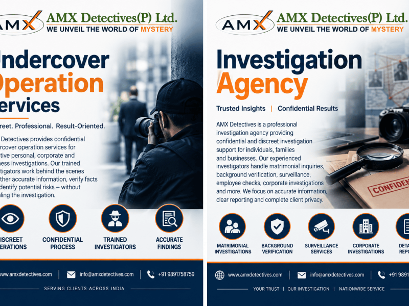 Investigation Agency – AMX Detectives