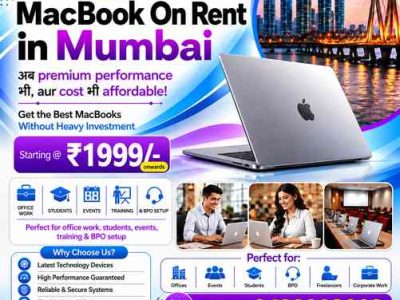 MacBook on Rent – Starting @ ₹1,999/-