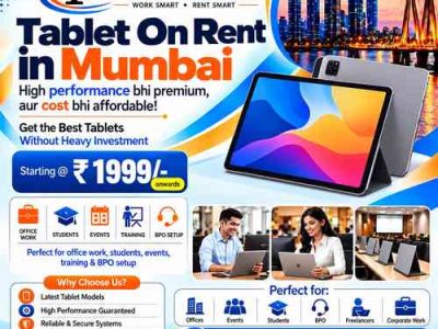📱 Tablet On Rent in Mumbai Starting @ ₹299/-