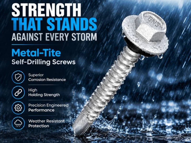 Metal-Tite Self-Drilling Screws — Strength That Stands Against Every Storm