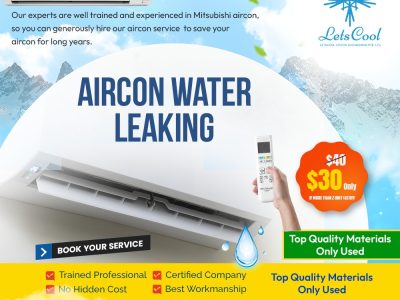 Mitsubishi Aircon water leaking