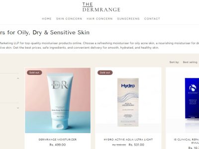 Moisturiser for Sensitive Skin by Dermrange Marketing LLP