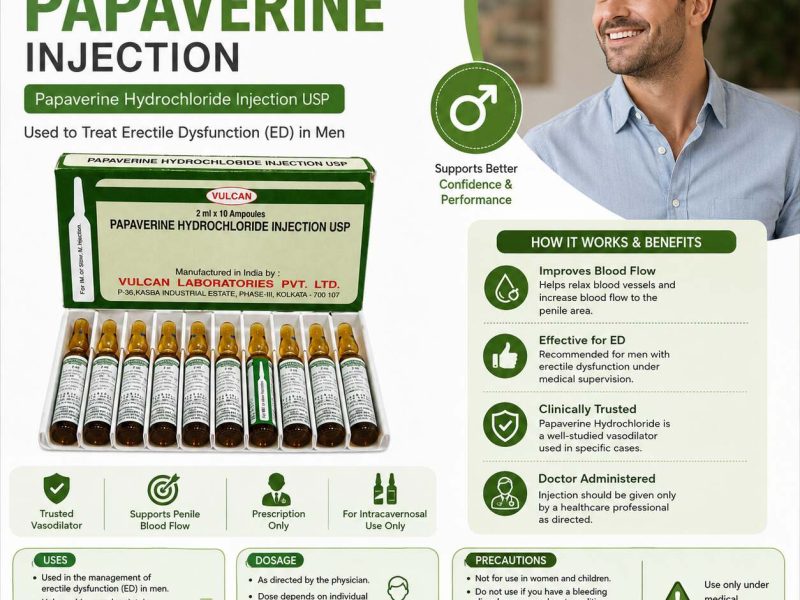 Papaverine (Papaverine Hydrochloride) for ED Support | Online Generic Medicine
