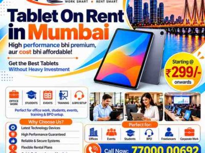 📱 Tablet On Rent in Mumbai Starting @ ₹299/-