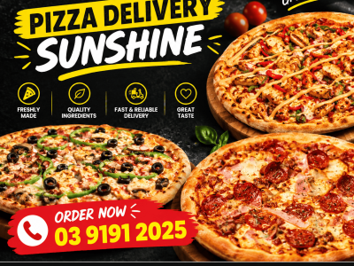 Pizza Delivery Sunshine – Freshly Made Pizza Near You