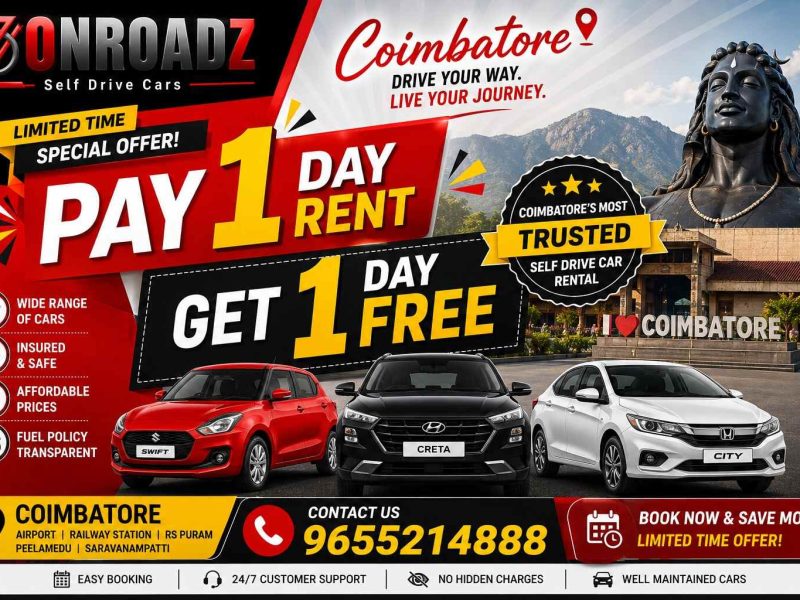 Affordable Car Rental in Coimbatore | Onroadz