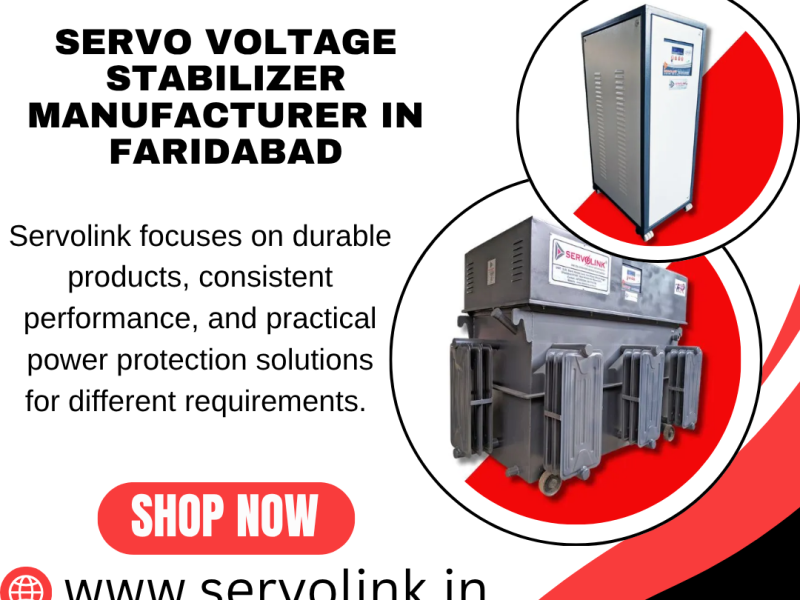 Servo Voltage Stabilizer Manufacturer in Faridabad – Trusted Power Protection
