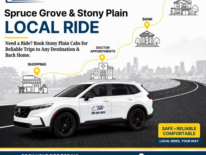 Spruce Grove Taxi for Convenient Local Transportation