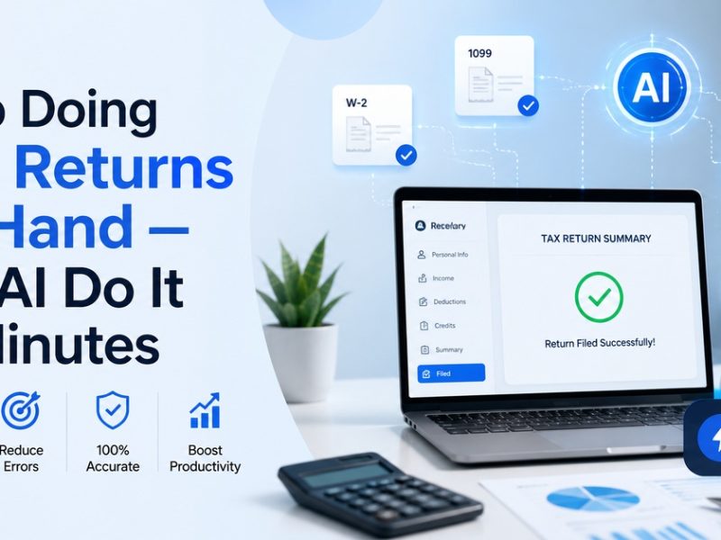 Stop Doing Tax Returns by Hand — Let AI Do It in Minutes