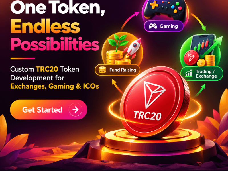 One Token, Many Uses – Custom TRC20 Token for Exchange, Gaming & ICOs