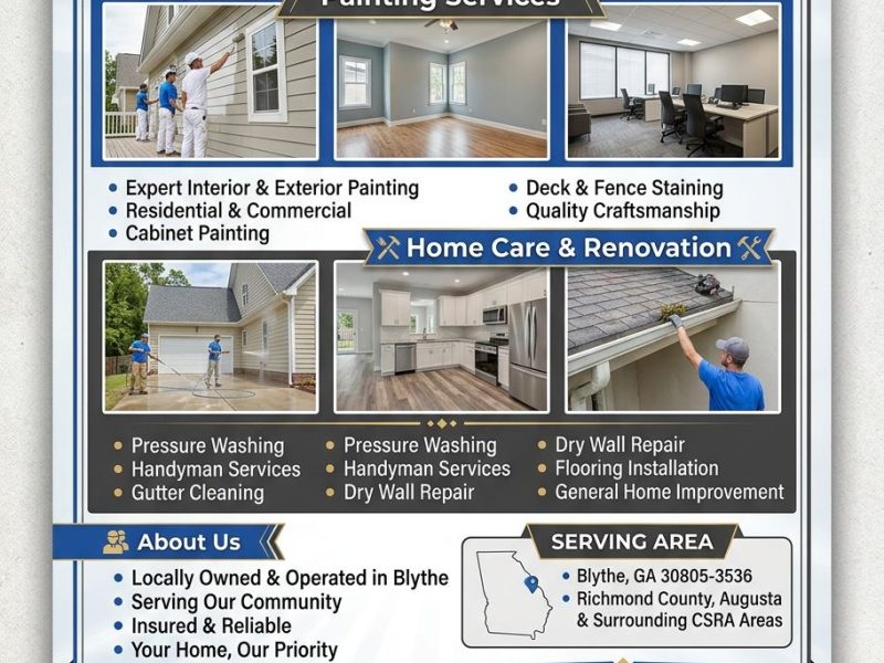 Painting & Home Care Services Blythe, GA