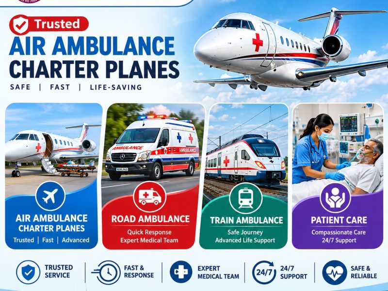 Panchmukhi Affordable Air Ambulance in Delhi - Emergency Medical rescue planned suitably