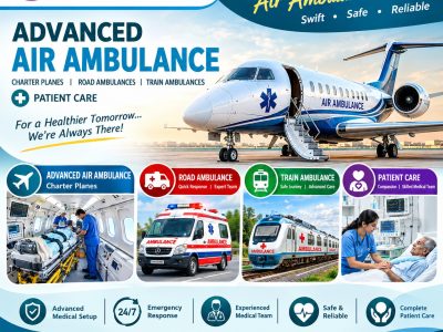 Panchmukhi Air Ambulance Cost from Kolkata- low cost booking and arrangements