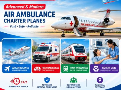 Panchmukhi Low Cost Air Ambulance in Patna- Reliable pre-transfer assessment