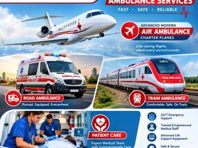 Panchmukhi Air Ambulance Services from Bangalore - Critical Care Medical Transport